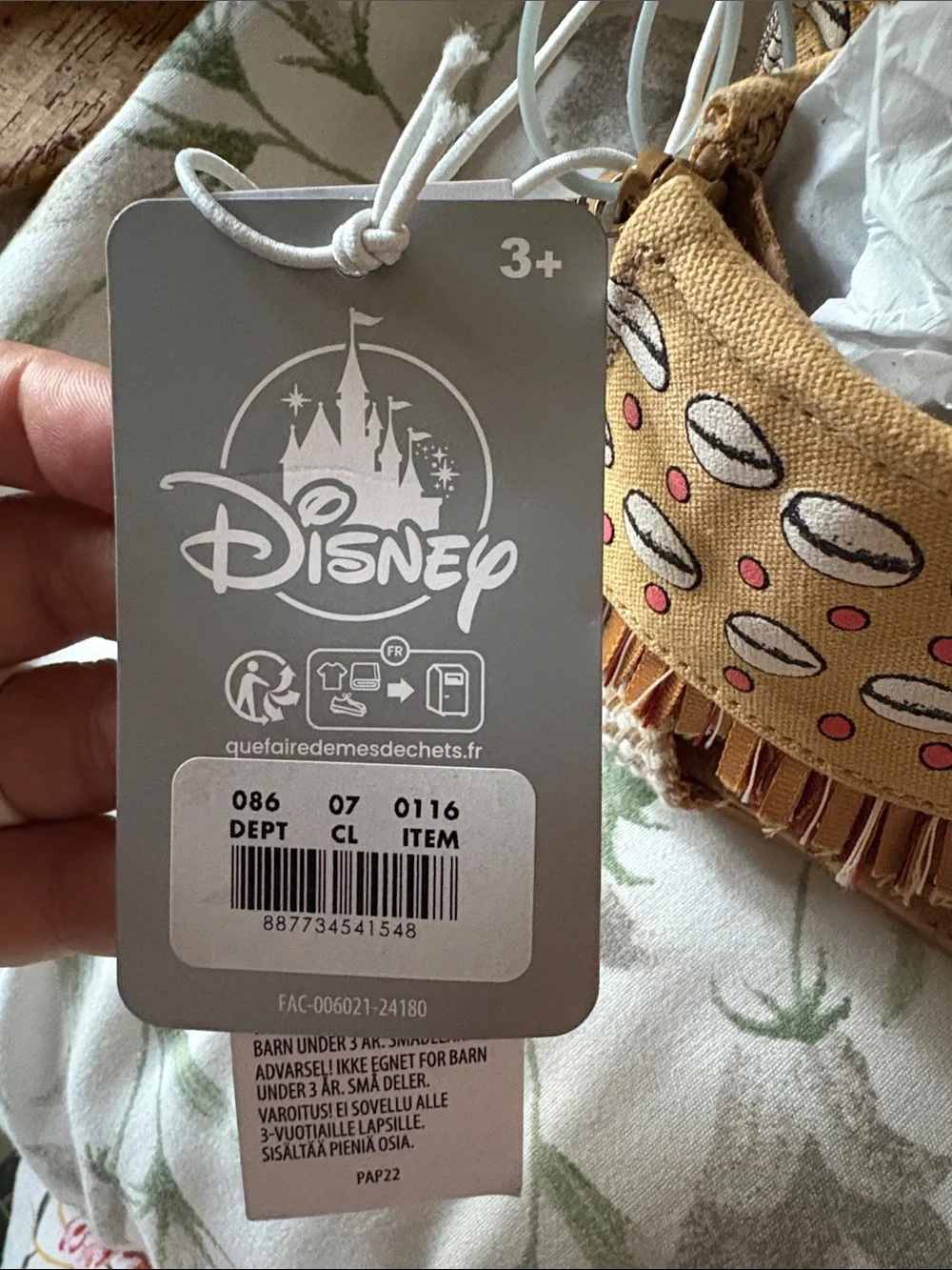 Disney moana  Kids Cork Sandals with Teal Lollipop Accents size US: 11/12